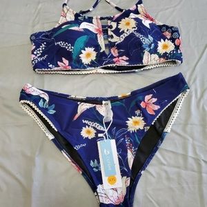 NWT Cupshe 2 piece bathing suit